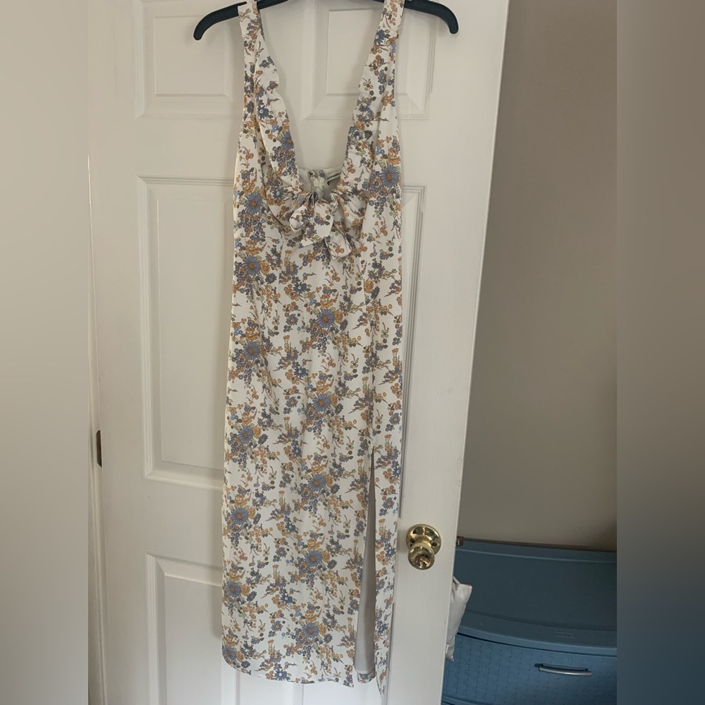 Abercrombie flower Midi Dress